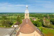 Faitage Scellé à la Chaux Blanche dit Crêtes de Coq et embarrures - Duchêne Charpentes - Arbois - Jura