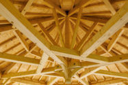 Détails de la Structure en Octogone. - Duchêne Charpentes - Arbois - Jura
