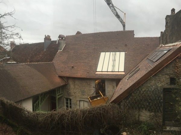 Installation d'une verrière et réfection de toiture et zinguerie