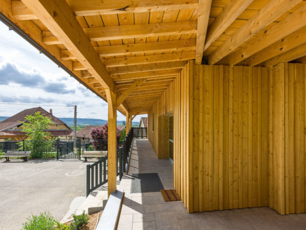 Détail de la Structure Bois  - Duchêne Charpentes - Arbois - Jura